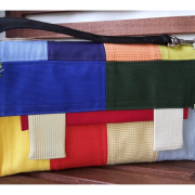 Umhängetasche , Schultertasche, Patchworktasche Elif vorne