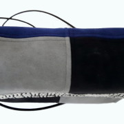 Modell 53 klassische ALCANTARA Damen Handtassche von oben
